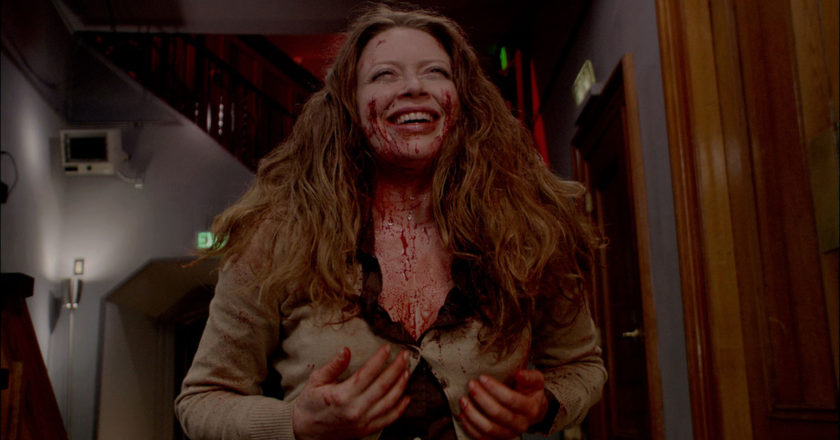 A blood soaked Natasha Lyonne in "All About Evil"
