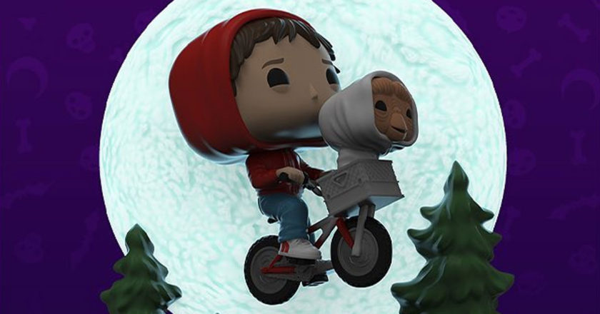 E.T. 40th Anniversary Elliot and E.T. Flying Glow-in-the-Dark Pop! Moment