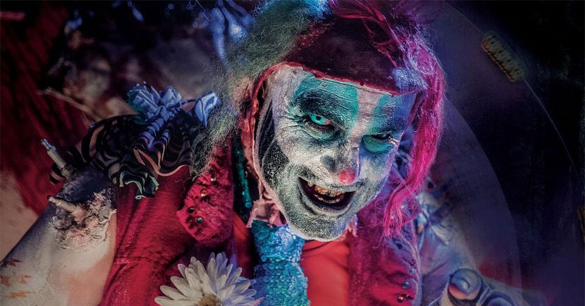 Creepy clown from Howl-O-Scream San Diego