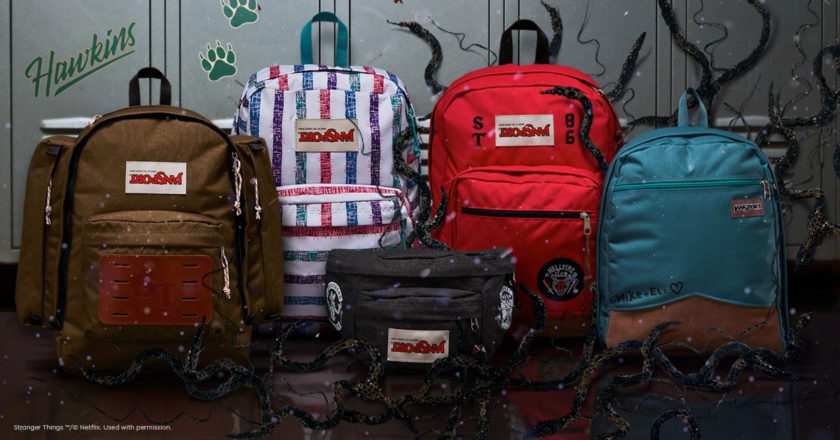 JanSport x Stranger Things backpacks