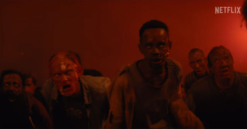 A group of infected from the second "Resident Evil" teaser