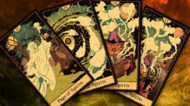 The Spooky Tarot Spirits suit cards