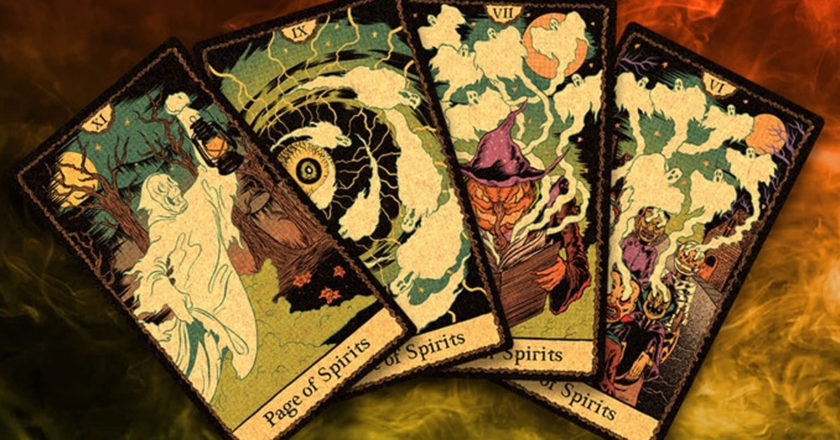 The Spooky Tarot Spirits suit cards