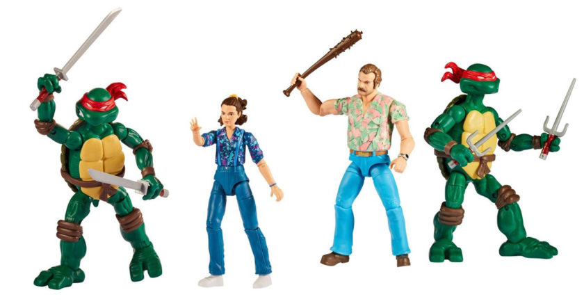 Playmates Stranger Things x TMNT Figures