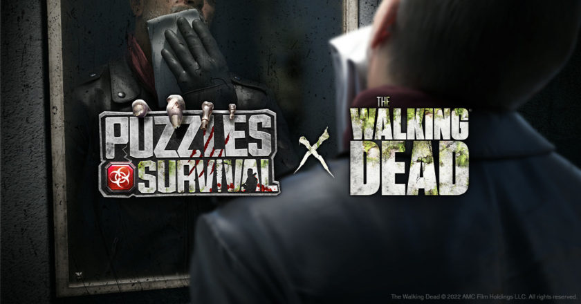 Puzzles & Survival x The Walking Dead key art