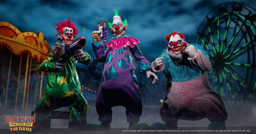 Three Killer Klowns from Killer Klowns From Outer Space: The Game