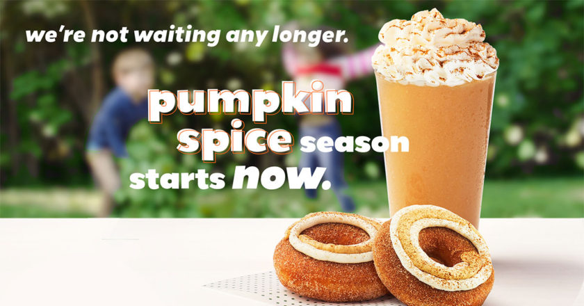 we're not waiting any longer. pumpkin spice season starts now.