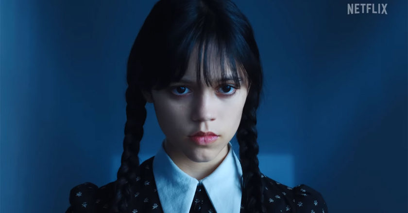 Jenna Ortega as Wednesday Addams in the "Wednesday" teaser