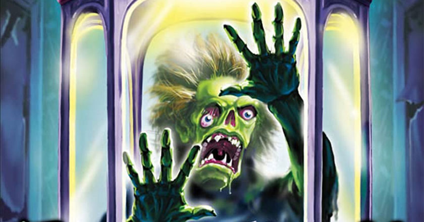 Zombie Town book cover featuring a zombie in a ticket booth