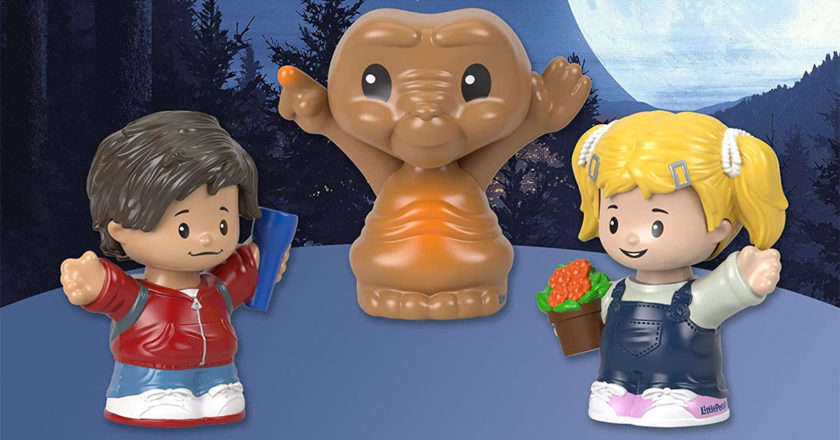 Elliott, E.T., and Gertie Little People figures