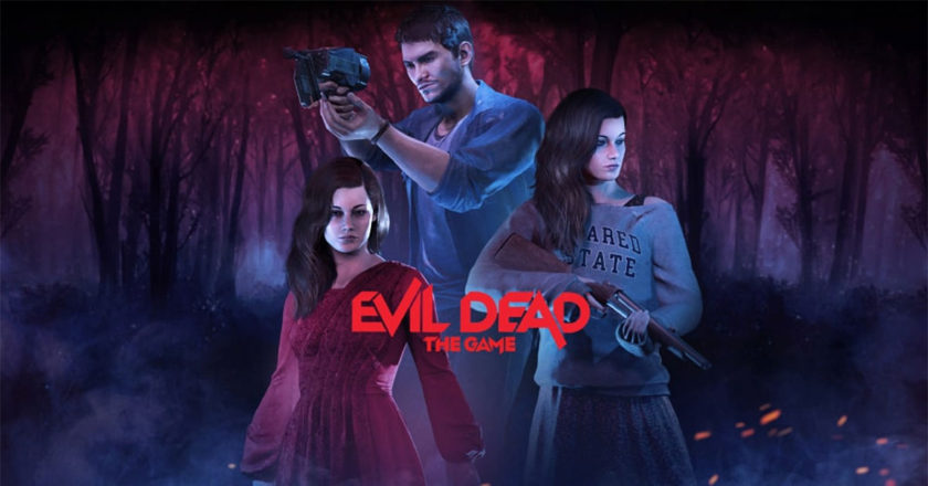 Evil Dead: The Game 2013 Update key art featuring characters Mia and David Allen