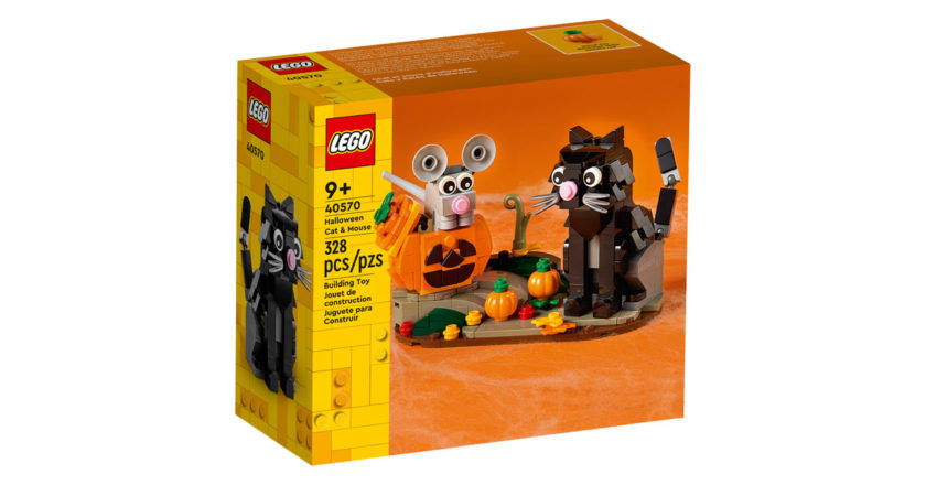 LEGO Halloween Cat & Mouse set packaging