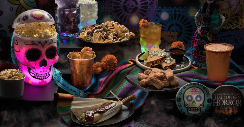Selection of food and drink from Plaza de los Muertos