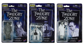 Gremlin, Invder, and Dr. Bernardi Twilight Zone action figures