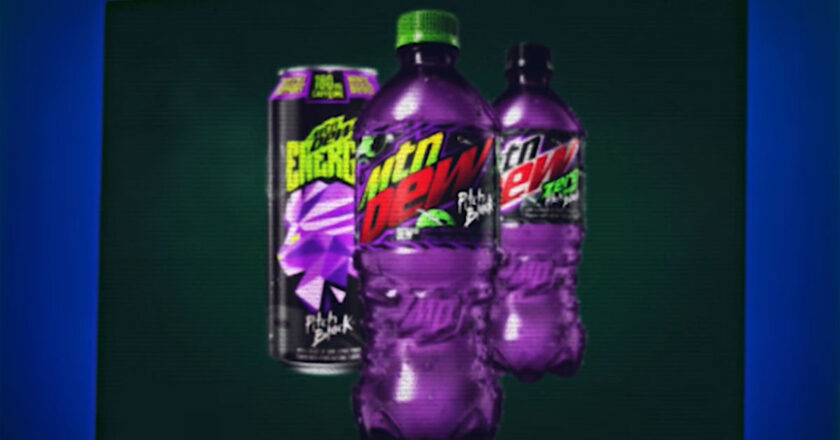 Mtn Dew Pitch Black, Pitch Black Zero, and Energy