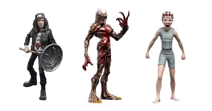 WETA Workshop Stranger Things Eddie Munson, Vecna, and Eleven figures