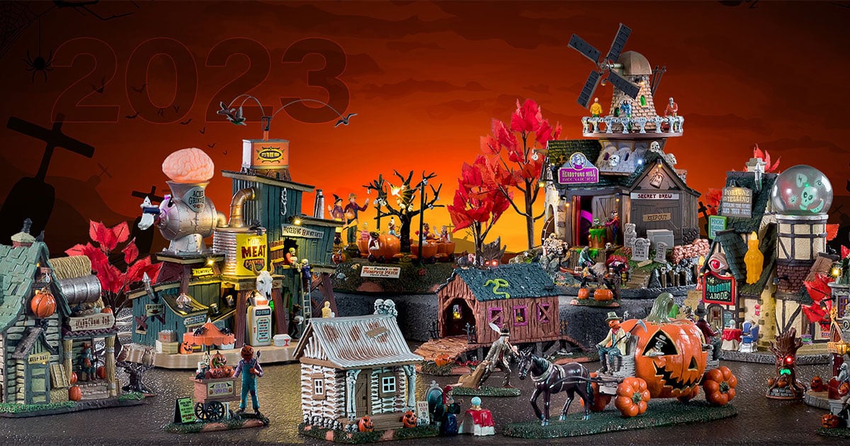 Lemax Unveils Its 2023 Spooky Town Collection All Hallows Geek