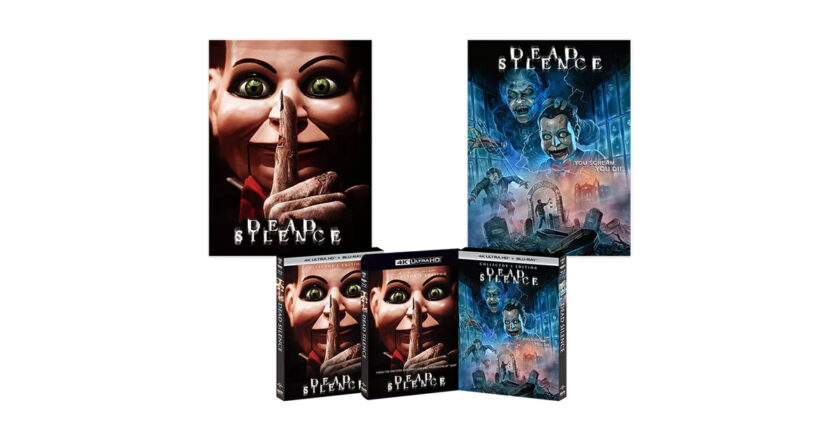 Dead Silence 4K with posteres and slipcovers