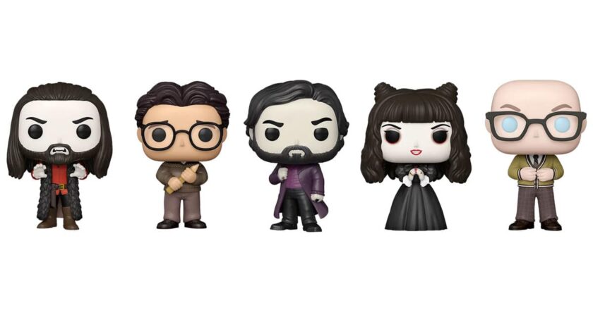 Nandor, Guillermo, Laszlo, Nadia, and Colin Robinson Pop! figures