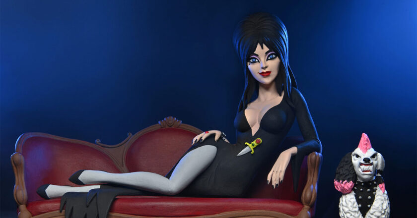 Toony Terrors Elvira on Couch with Gonk
