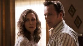 Vera Farmiga and Patrick Wilson in 'The Conjuring: The Devil Made Me Do It.'