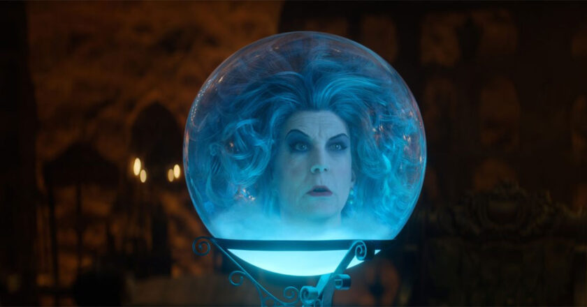 Jamie Lee Curtis as Madame Leota in "Haunted Mansion"