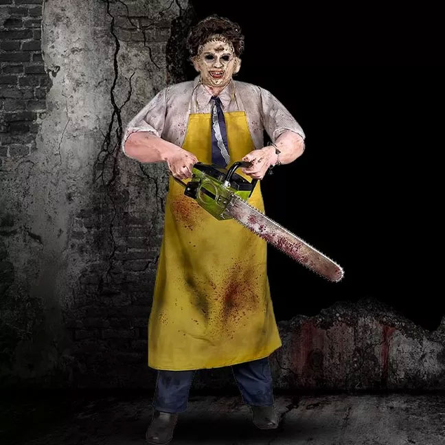 Party City Leatherface animatronic