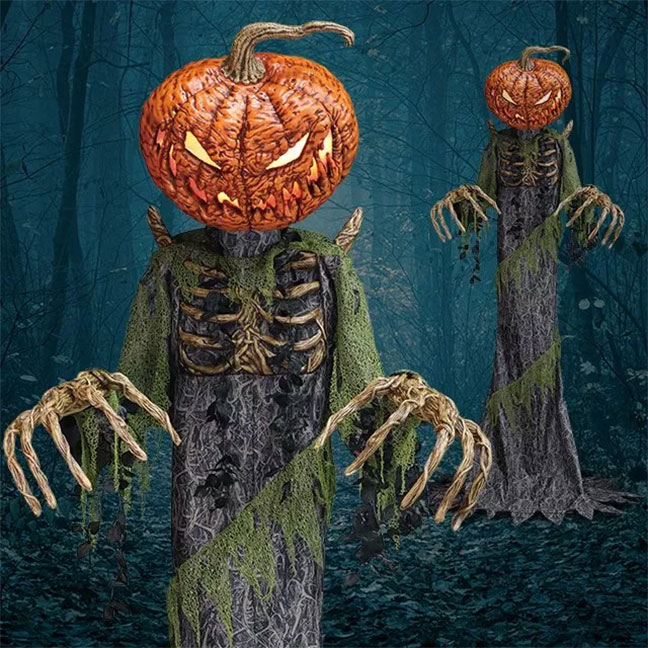 Towering Pumpkin Creep animatronic