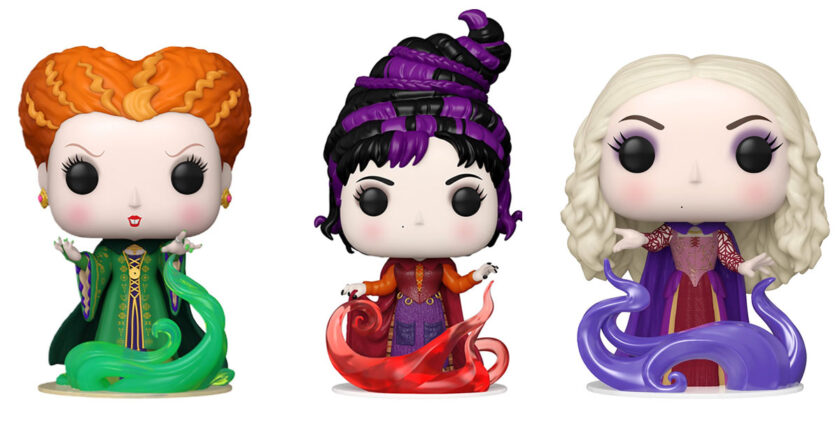 Winifred, Mary, and Sarah Sanderson Hocus Pocus 2 Funko Pop! figures