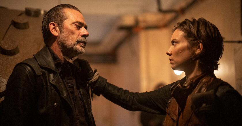 Lauren Cohan as Maggie Rhee, Jeffrey Dean Morgan as Negan in The Walking Dead: Dead City