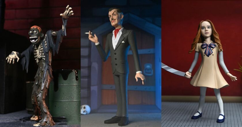 Tarman, Vincent Price, and M3GAN Toony Terrors figures