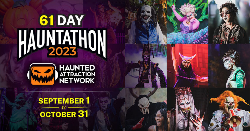 61 Day Hauntathon 2023, Haunted Attraction Network, September 1 to October 31