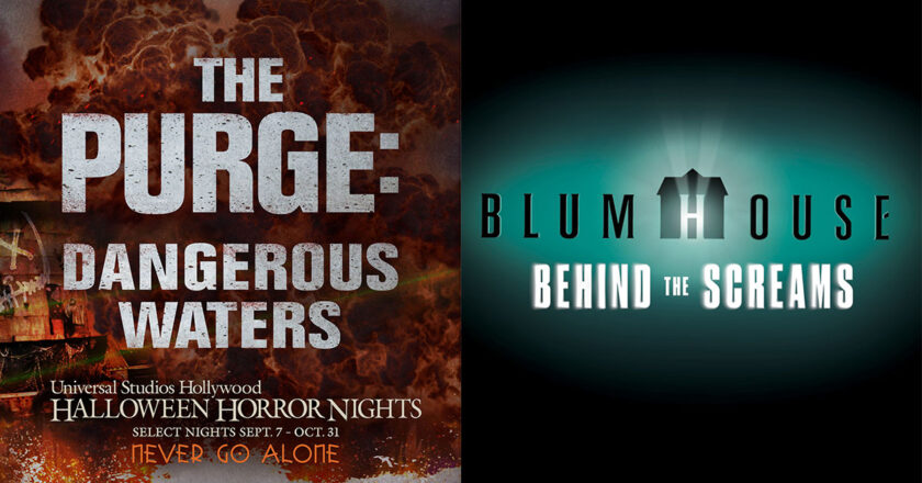 The Purge: dangerous Waters and Blumhouse Behind the Screams key art