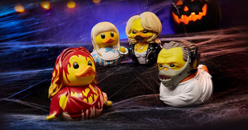 Carrie, Carol Anne, Tiffany, and Hannibal Lecter horror TUBBZ rubber ducks