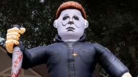 Inflatable Michael Myers decoration