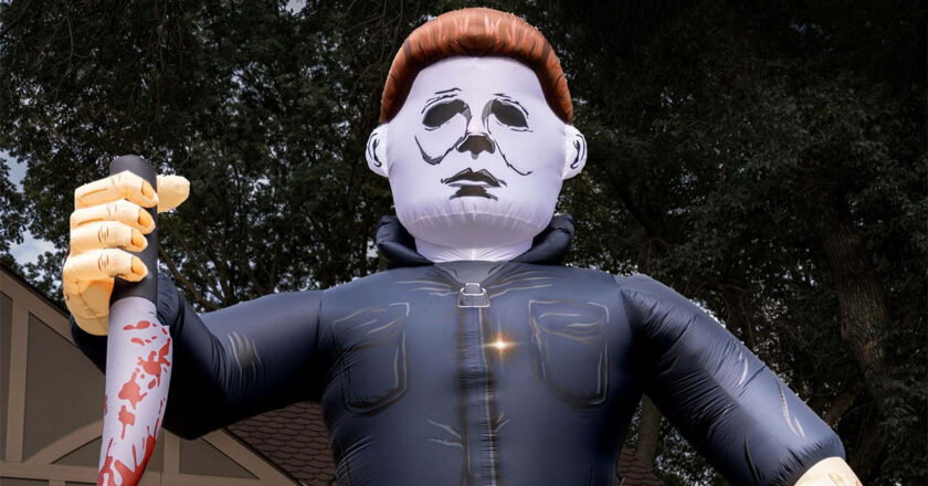 Inflatable Michael Myers decoration