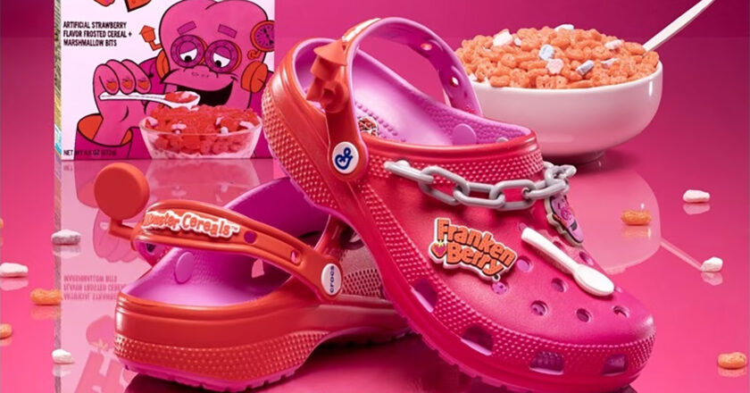 Franken Berry Crocs