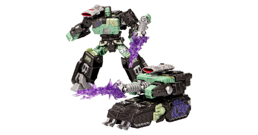 Transformers x Universal Monsters Frankenstein Frankentron in robot and tank alt mode