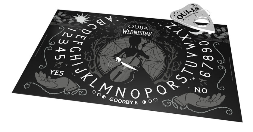 Wednesday Ouija board with planchette