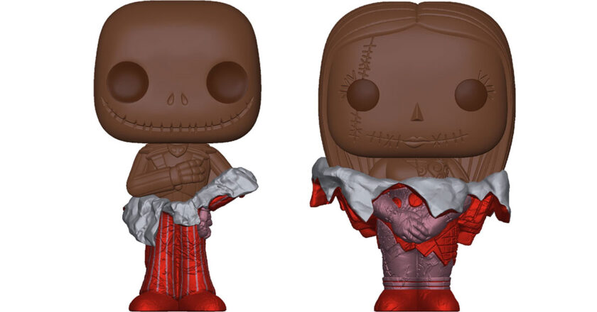 Jack and Sally Valentines Chocolate Deco Funko Pop! Vinyl Figures