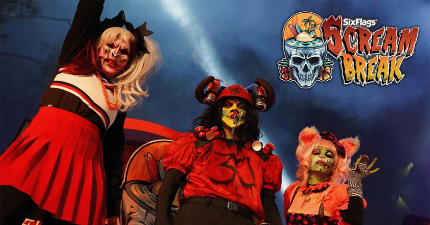 Three Six Flags Scream Break monsters