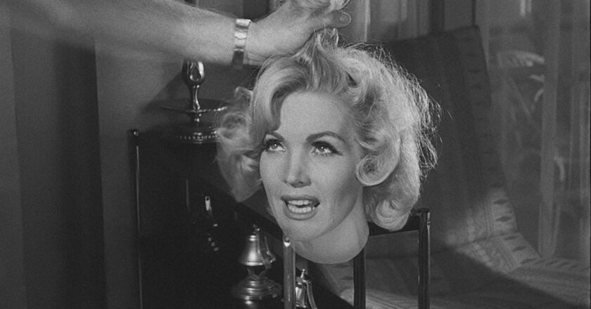 Juli Reding as a disembodied head in "Tormented"