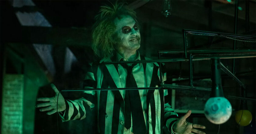 Michael Keaton as Beetlejuice in "Beetlejuice Beetlejuice"