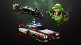 Slimer Exotic Ghost shell, a Garraka-inspired Exotic Sparrow, and an Ecto-1-themed Exotic ship