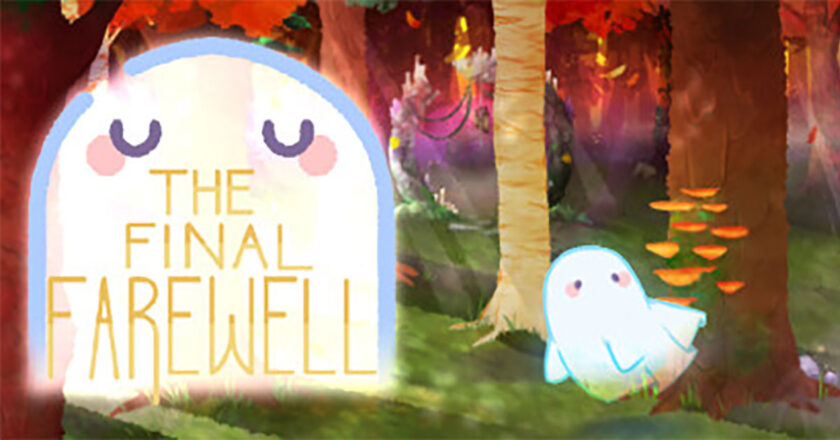 The Final Farewell key art featuring a ghost in the woods