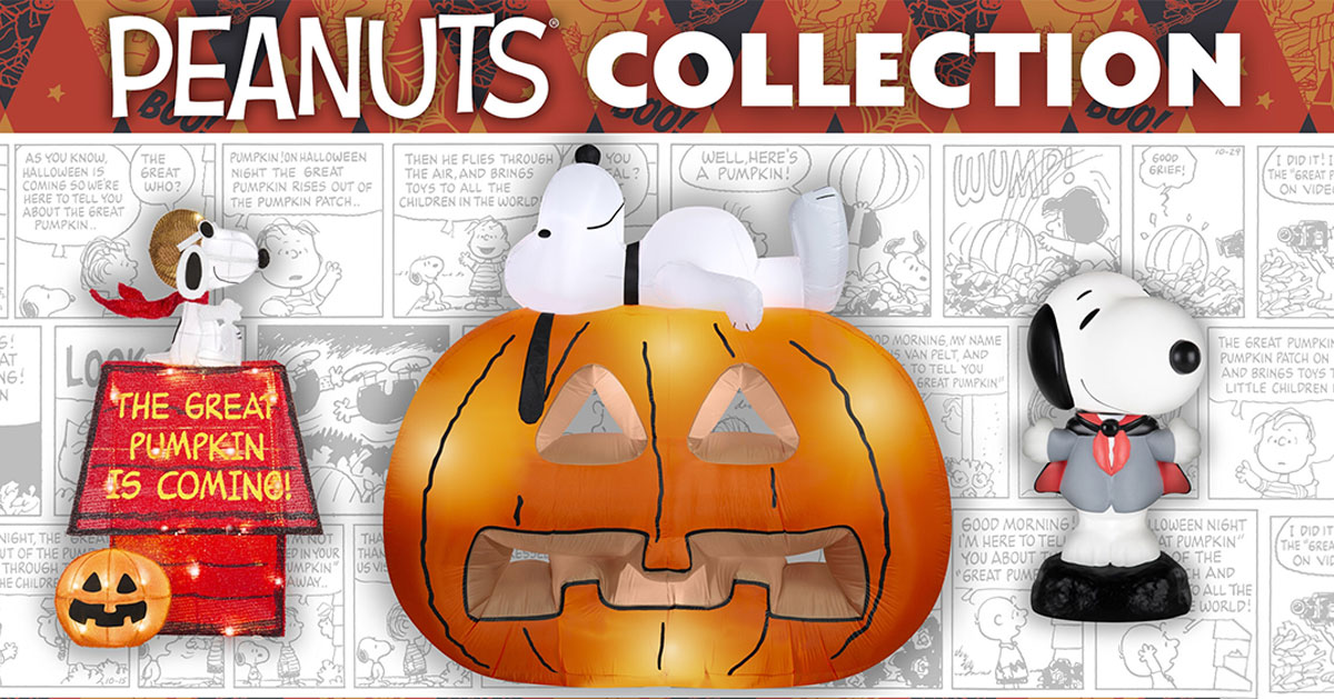 Lowe's Getting Exclusive Peanuts Halloween Decorations in 2025 All
