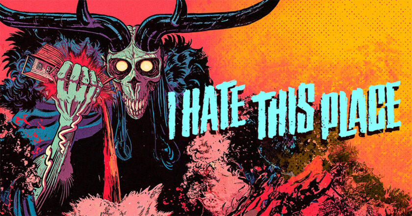 I Hate This Place key art featuring The Horned Man