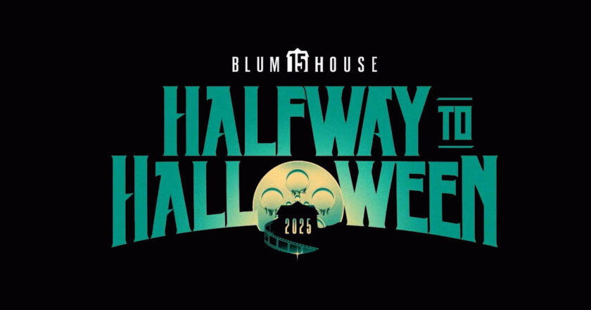 Blumhouse Halfway to Halloween logo.