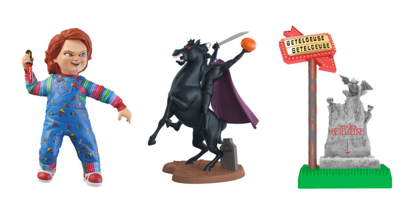 Chucky, Headless Horseman, and Beetlejuice Hallmark Keepsake Ornaments