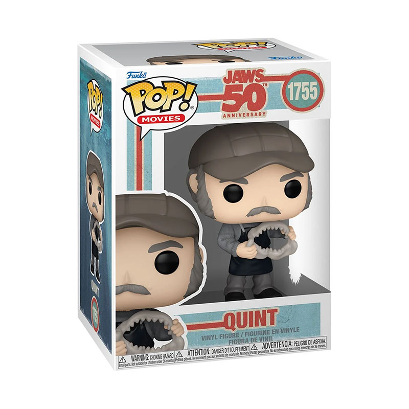 Jaws 50th Anniversary Quint Funko Pop! in packaging